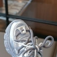thumbnail image 5 of huajiao Toddler Kids Chunky Sneakers Fashion Platform White Leather Casual Dad Shoes Comfortable Wedge Walking Sport Sneakers, 5 of 8