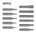 thumbnail image 6 of 50pcs 4mm Small Hex Shank Screwdriver Bits Set hexagon socket batch Head Tools, 6 of 6