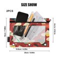 thumbnail image 3 of Ckdifva Christmas Socks Pencil Pouch 3 Ring Zipper Pencil Case Binder Pockets Clear Top Cosmetic Bag 2 Pack, 3 of 6