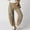 Khaki, variant on CHUOU Women Mid-Rise Barrel Jeans Vintage Baggy Jeans Loose Wide Leg Jeans Straight Leg Cropped Jeans Boyfriend Denim Pants