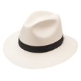 thumbnail image 1 of Stetson Gulfport Men's Shantung Straw Center Dent Fedora Hat Natural Made In USA (7 3/8), 1 of 8