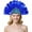Blue, variant on Women's Oversized Feather Headpiece Sparkly Festival Hair Clips Feather Hair Accessory Trendy Heardband Fashionable Dress-Up Headwear for Stage Performance Head Wear Orange One Size