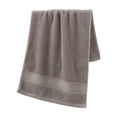 thumbnail image 1 of Toalla de baño extragrande de algodón de 74 x 33 cm, supersuave, absorbente y de secado rápido, ideal para envolver el cuerpo. Toalla ligera y portátil para el hogar, el baño, el gimnasio y los, 1 of 6