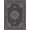 Rose Pink Grey Blue, Pattern 2, variant on ODIKA Floral Medallion With Vintage Scroll Border And Trellis Mauve Rose Refined for Home Office, Gaming Room, Under Desk, Non-Slip Chair-Friendly