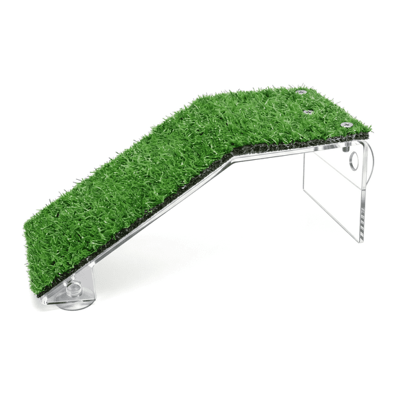 Small Lawn Turtle Resting Basking Platform, Longer Tortoise Ramp Reptile Ladder Resting Terrace Fish Tank Aquarium Turtle Dock Floating Décor for Reptile Frog