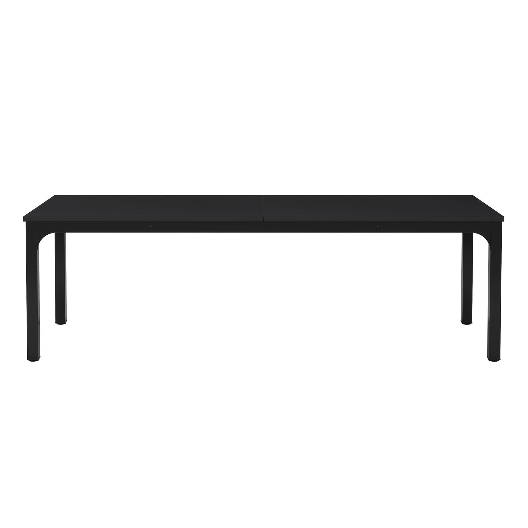 Aukfa 78" Large Dining Table for 6–8, Modern Farmhouse Rectangular Kitchen Table with Metal Legs & Scratch-Resistant for Family Gatherings,Black