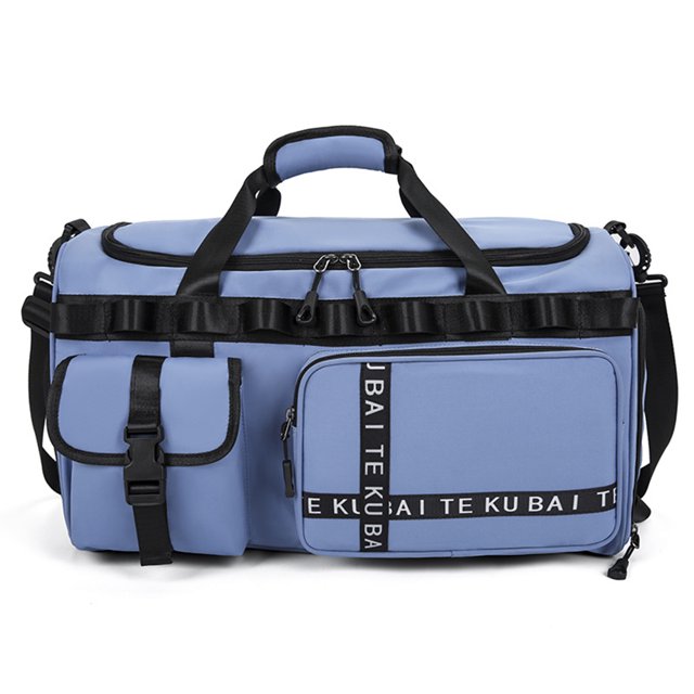 Bolsa De Ejercicios Fitness Bag Oxford Bolsa deportiva de gran capacidad para fútbol al aire libre (Azul cielo)