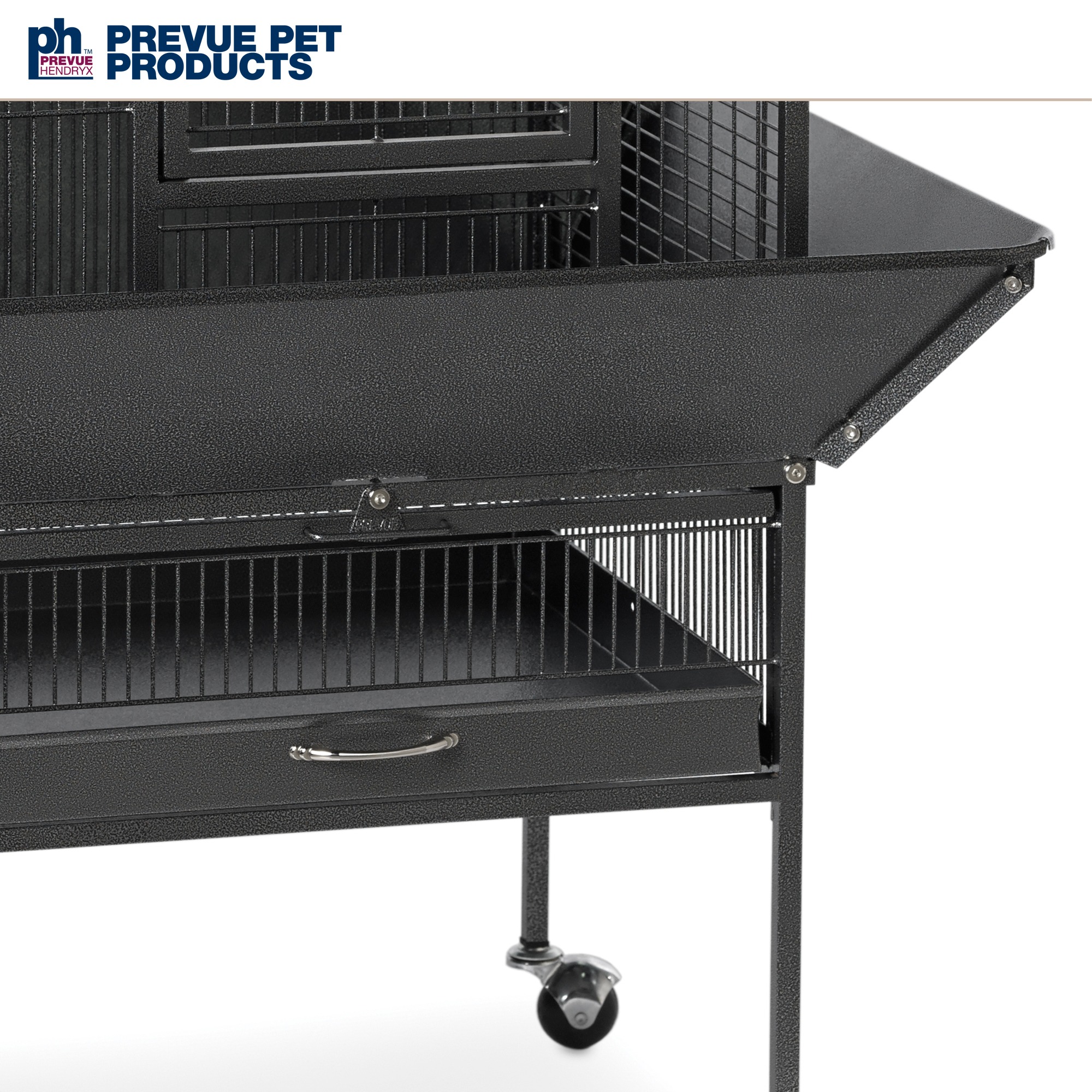 Prevue Pet Products Park Plaza Bird Cage, Black Hammertone