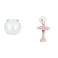 thumbnail image 1 of Adorno De Pecera Pequeña Transparente, Jarrón De Mesa, Decoración Del Hogar Con Figura De Bailarina, Escultura De Resina, Regalo De Cumpleaños Para Oficina, Sala De Estudio, 1 of 8