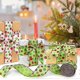 thumbnail image 4 of Glitter Wired Ribbon 63mm x 5M for Christmas Wreaths, Gifts, Bows & Tree Decor - Green, 4 of 5