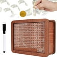 Vaidhai Wooden Money Box With Money And Numbers With Counter Crafts