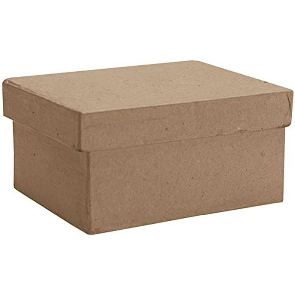 DCC Paper Mache Small Rectangle Box, 4.75Inch x 3.375Inch x 2.125