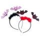 thumbnail image 3 of Halloween Bat Headband Day of the Dead Sequins Hairband Cosplay Costume Headpiece for Adult Kids Stage S Headwear, 3 of 5