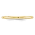 thumbnail image 4 of Bague de Mariage Ronde en Or Jaune 10k 2mm Taille 5.5 Classique, 4 of 9