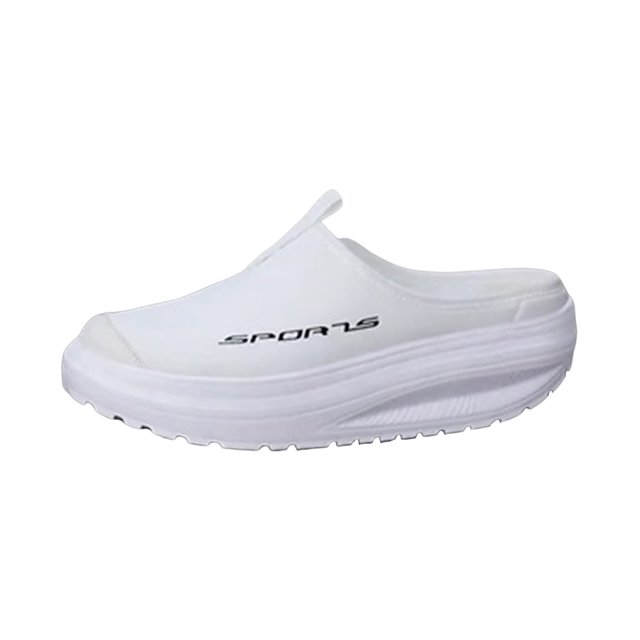 DAFEI Rocking Shoes Slippers Breathable Light Casual Shoes Simple Slip On Soft Sole Half Slip Shoes