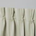 thumbnail image 3 of Exclusive Home Sateen Twill Woven Room Darkening Blackout Pinch Pleat/Hidden Tab Top Top Curtain Panel Pair, 84" Length, Linen, 3 of 8