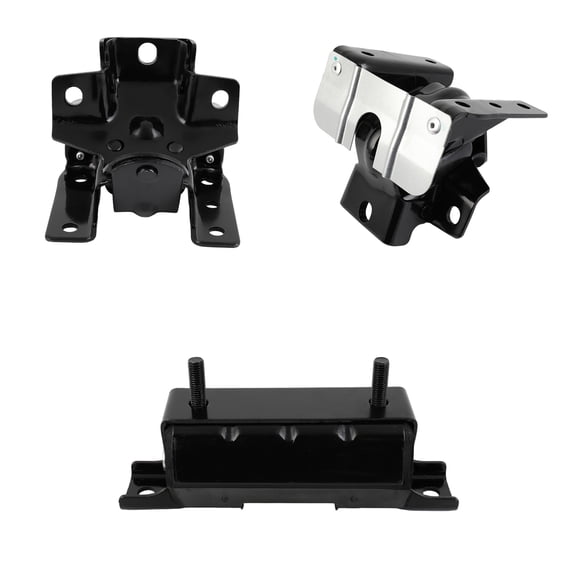 CCIYU Engine Motor Mounts and Trans Mount Set Compatible for Chevrolet for Silverado 1500 4.8L 1999-2007, for Chevrolet for Silverado 1500 5.3L 1999-2007 Replaces A2909 A2909 A2638 - 3 PCS