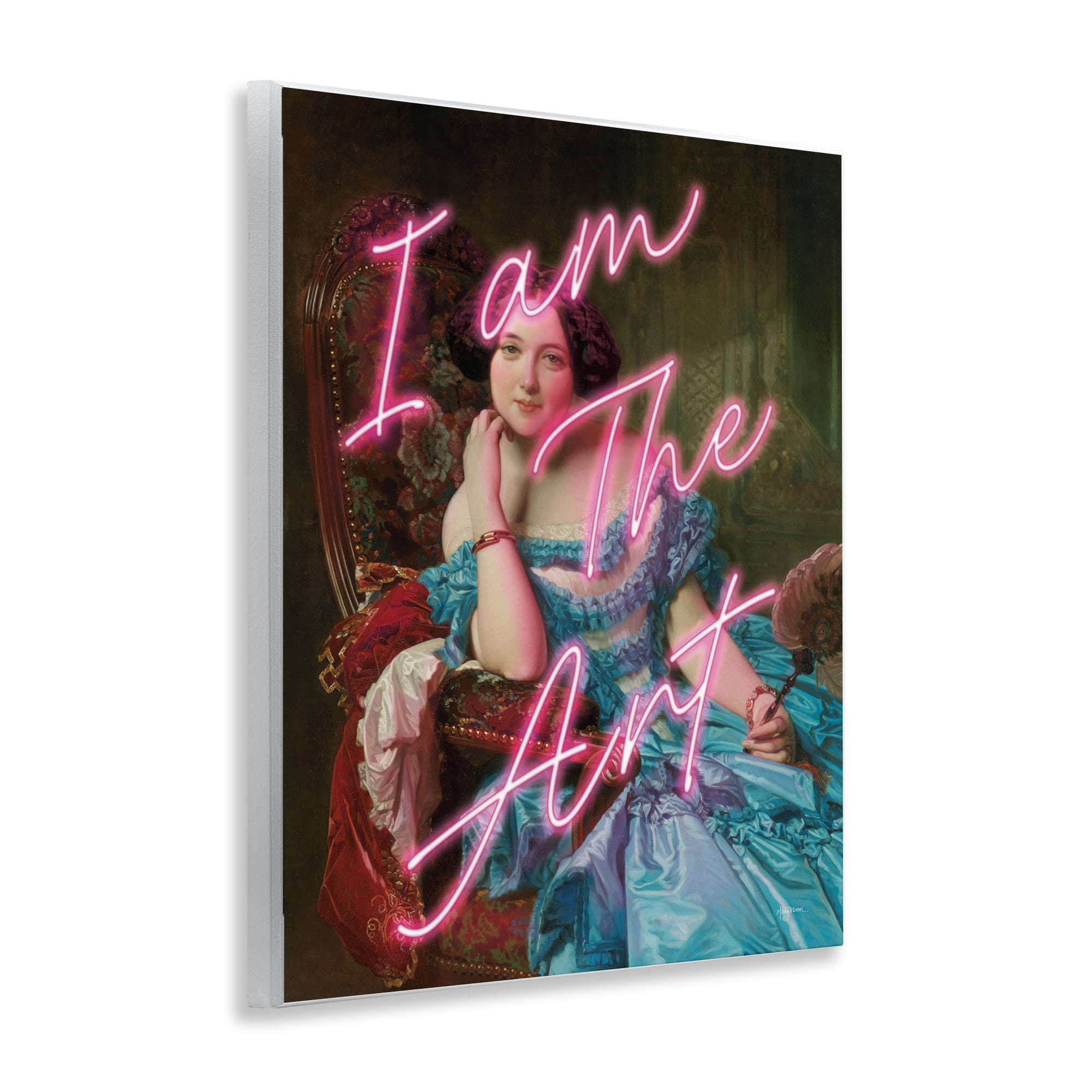 Stupell Industries I Am The Art Portrait Wall Plaque Art, design by Mary Urban