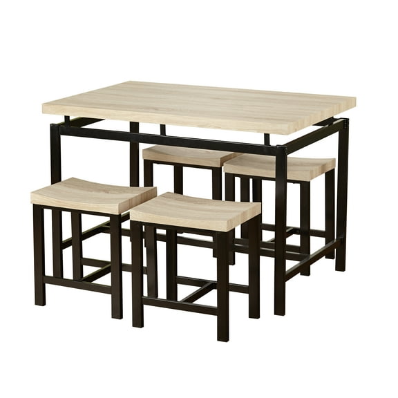 TMS 5-Piece Bowery Dining Set, Natural