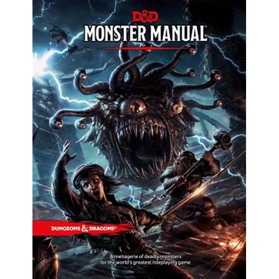 Pre-Owned Dungeons & Dragons Core Rulebook: Monster Manual, WTCA92180000, standard Hardcover