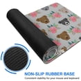 thumbnail image 6 of Long Mouse Pads for Desk,Cute Pitbull Terriers Dog and Flower Desk Mats on Top Of Desks, Desk Mouse Pad Extra Large with 3mm Non-Slip Base and Stitched Edge for Gaming,Office,Work,Home 31.5"x11.8", 6 of 6