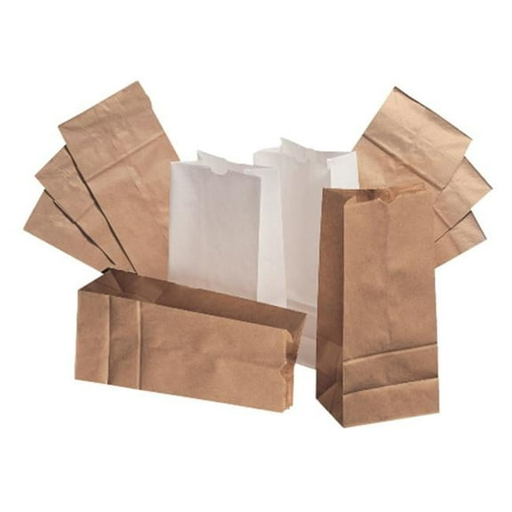 Paper Bags & Sacks  2 Natural Paper Bag 500-Bundle - Brown Kraft