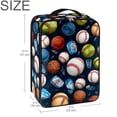 thumbnail image 6 of Baseball Premium Polyester Shoe Organizer - Organize Your Shoes Efficiently - Ideal Size of 23x31cm/9x12in - Durable and Functional Shoe Storage Solution - Fits in Closets and Entryways, 6 of 7