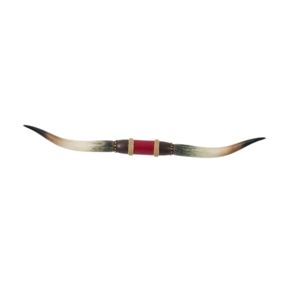 Dickly Longhorn Wall Sculpture Accessories Resin Housewarming Birthday Gift Crafts Wall Red