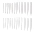 thumbnail image 1 of Puntas de Unas Extra Largas, Transpirable 240 PCS Transparentes Blancos Profesionales de Estilete Largas Puntas de Umas para Acrílicas, 1 of 7