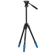 Benro 4-Section Aluminum Slim Video Tripod with S2P Head