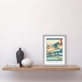 thumbnail image 2 of The Togetsu Bridge in Arashiyama Yamashiro Province Utagawa Hiroshige Japanese Woodblock Classic Collection Artwork Framed Wall Art Print A4, 2 of 4