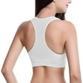 thumbnail image 2 of Wuffmeow Women Absorb Sweat Top Sports Bra Mesh Breathable Bra, 2 of 3