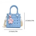 thumbnail image 2 of 6618-1 Bolso pequeño para niña dopamina  moderno y versátil  con bandolera colgante-PZ20240621013483 azul, 2 of 8