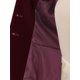 thumbnail image 5 of CHALECO DE MUJER INSPIRADOR CHIC, SEDA VELVET SIN MANGAS, CON SOLAPA Y ESCOTE EN V, CHAQUETA ELEGANTE, TALLA M, BURDEOS, 5 of 5