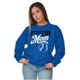 thumbnail image 3 of Baseball Mom Cute Proud Sports Mother Women Crewneck Sweatshirt Brisco Brands M, 3 of 6