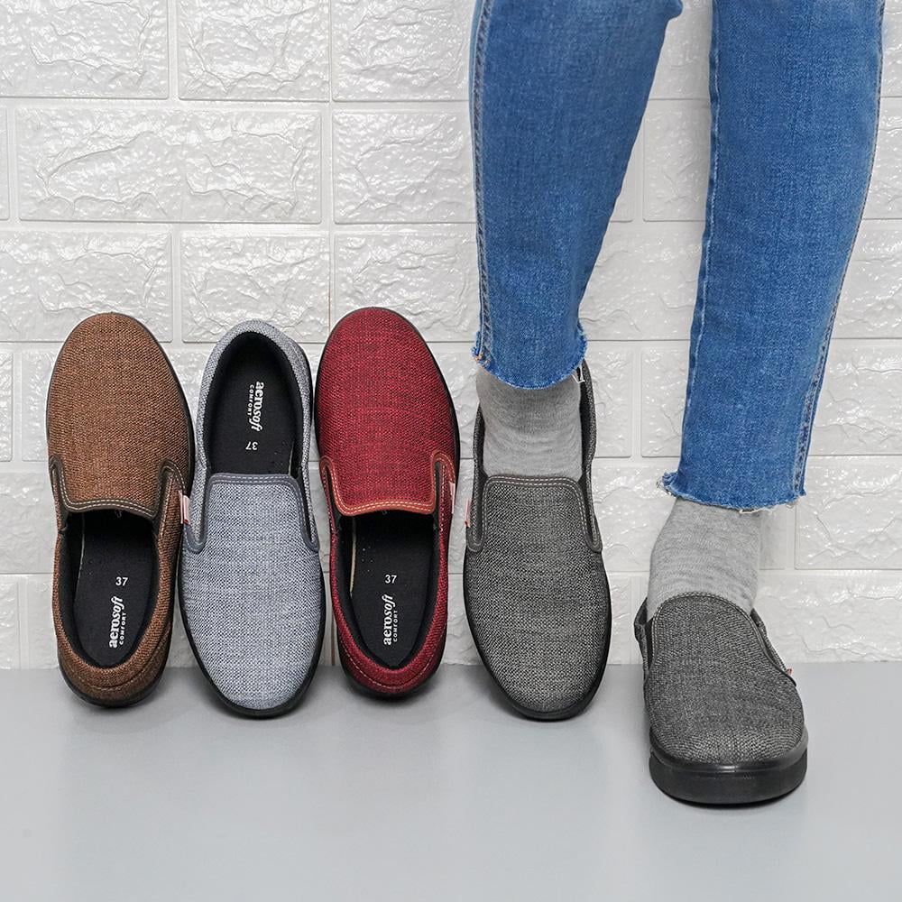 Aerosoft Women's Orbew Casual Slip on Flat Loafers