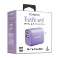 thumbnail image 3 of Velvet USB C Wall Charger Block 20W PD, Liquipel Powertek Type C Fast Charging Cube, Phone Wall Power Adapter with Foldable Plug, Compatible with iPhone, iPad, iWatch, Galaxy, Android, Pixel, Tablet, 3 of 7