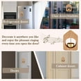 thumbnail image 3 of Magnetic doorbell Shopkeeper Bell Wooden Door Wind Chime Dopamine Brass Decorative Refrigerator Creative Hanging Shop Home Vintage Business Entrance Bell Unique Restaurant Gift, 3 of 5