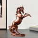 thumbnail image 3 of Estatua de europeo escultura de resina arte estatuilla de Animal ornamento para el escritorio para hogar decoración del pequeña sala d perfecl Caballo estatuilla escultura, 3 of 7