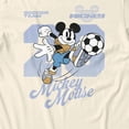 thumbnail image 3 of Disney Mickey Mouse 28 Soccer Star Men's T-Shirt (Beige, S-XXXL), 3 of 4
