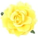 thumbnail image 1 of 2 en 1 pinzas para el cabello horquilla de flor rosa grande artificial broche de flores para fiesta de mujeres (amarillo), 1 of 5