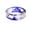 Purple, variant on Dried Flower Resin Ring Handmade Epoxy With Gold Foil
