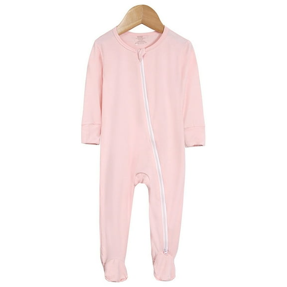 Baby Boys Girls Rompers Footed Pajamas Zipper Long Sleeve Sleeper Jumpsuit 12-18 Month Boy Clothes Clothes for Baby Boy Baby Clothes 6-9 Months Neutral Baby Clothes Boys Clothes Baby Boy Rompers 9-12