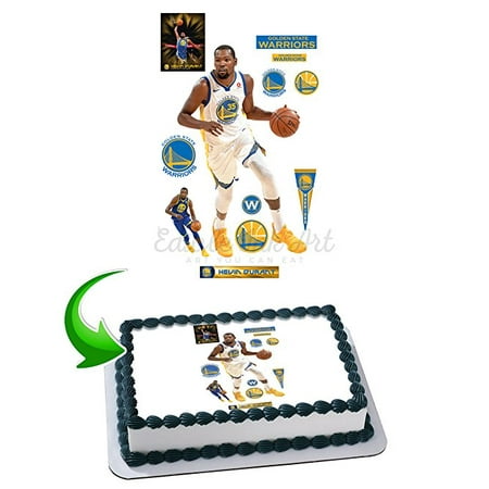 Kevin Durant 35 Edible Image Cake Topper Icing Sugar Paper A4 Sheet Edible Frosting Photo Cake 1/4 ~ Best Edible Image for