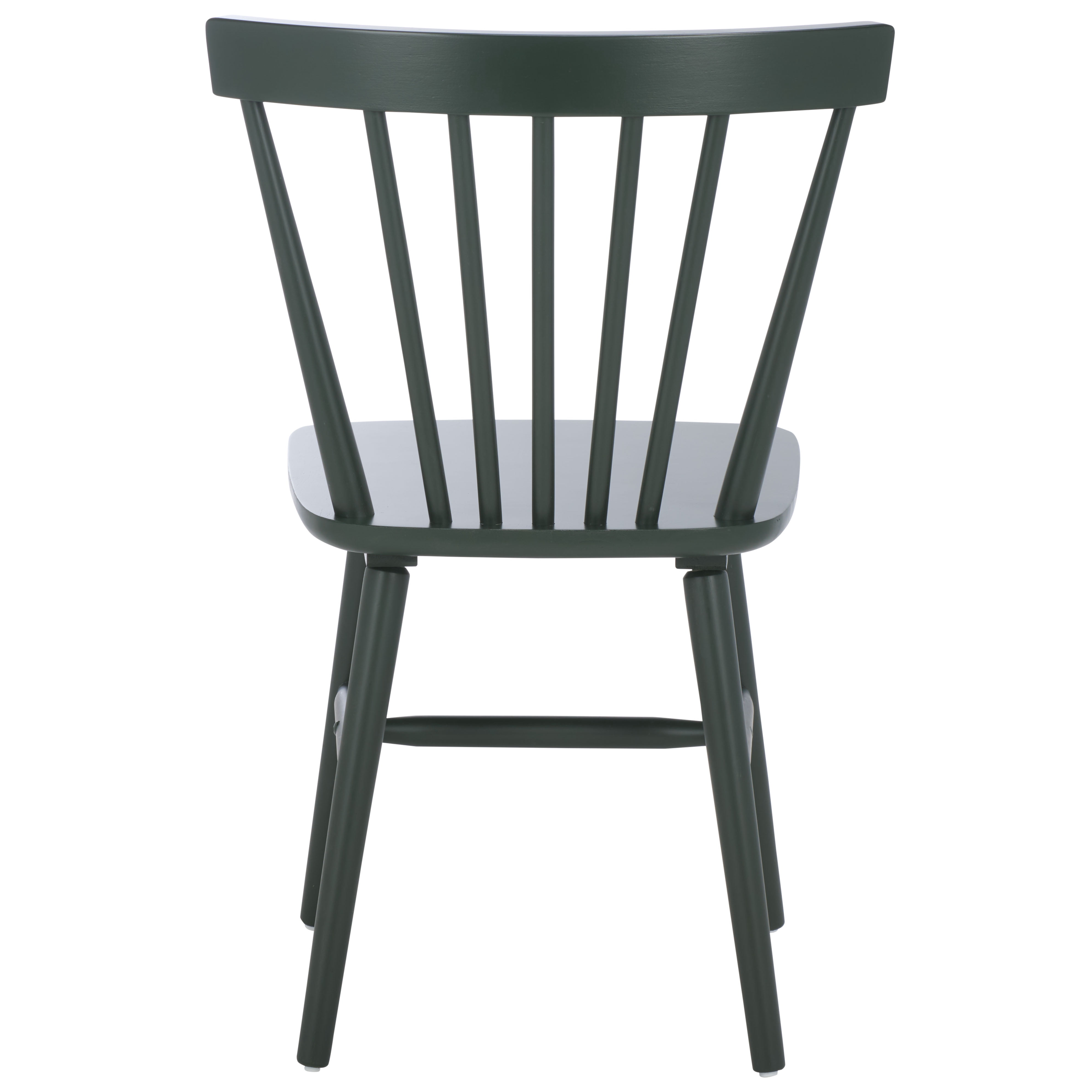 Safavieh Winona Traditional Wood Dining Side Chairs, Garden Green (Set of 2)