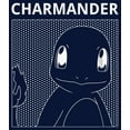 thumbnail image 2 of Boy's Pokemon Charmander Line Art  Graphic Tee Navy Blue Large, 2 of 4
