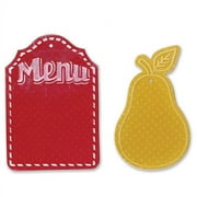 Sizzix Bigz Die W/Bonus Textured Impressions 5.5X6-Pear & Menu Tags