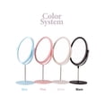 thumbnail image 4 of 8inch Double-sided Flat Makeup Mirrors Desktop Oval Small Portable Dressing Pink Princess Mirror Personalize Mirror ,Widely Use, 4 of 7