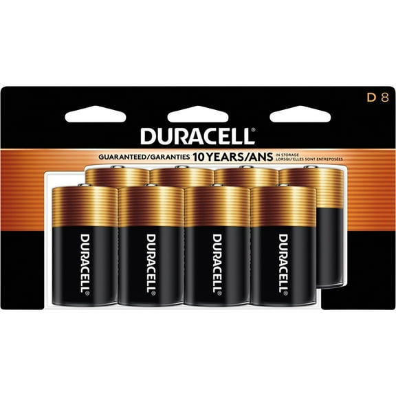 Duracell Coppertop D Batteries - 8-Pk.