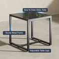 thumbnail image 2 of Patio Furniture Set on Sale, All-Weather Outdoor Rattan Bistro Wicker Chairs with Glass Table for Lawn, Poolside, Porch, Gray, 2 of 8